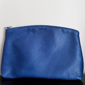 BAGGU LEATHER CLUTCH POUCH